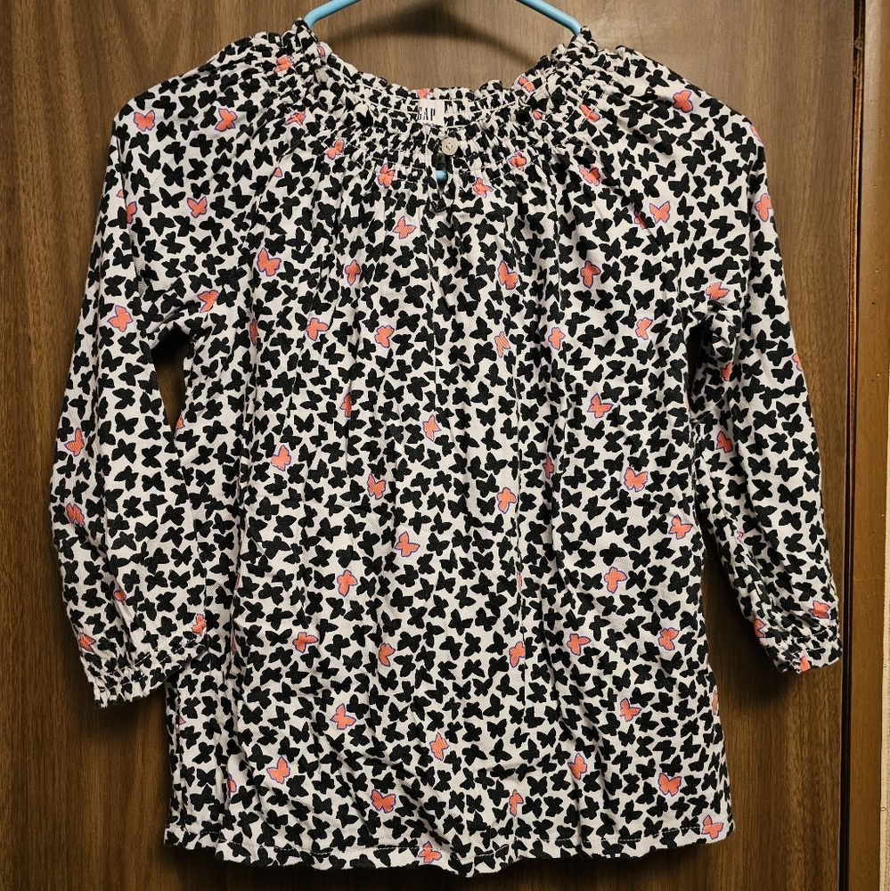 Gap Kids Butterfly Tunic Blouse Large